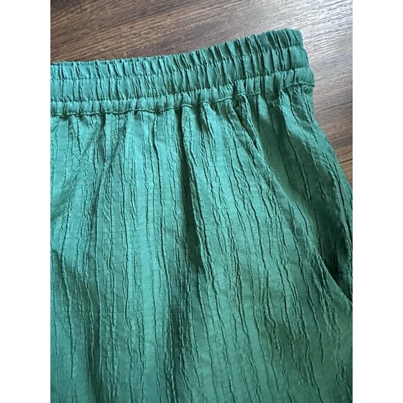 Native Youth Men's Relaxed-Fit Textured Seersucker Shorts Green Teal 34 - Picture 5 of 8